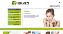 Desktop Screenshot of genesedotempo.pt