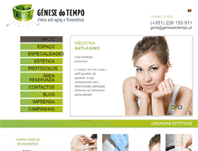Tablet Screenshot of genesedotempo.pt